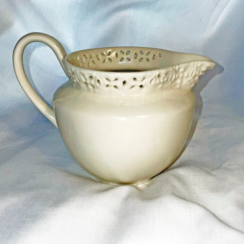 Vintage I. Godinger Co. 8oz  China Cream Lace Regal China Creamer
